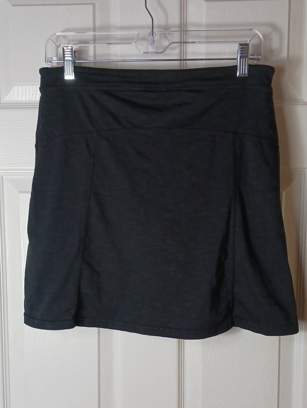 Toad&Co Athletic Skort Tie Waist Charcoal Gray Lightweight Activewear Size S - Picture 2 of 8